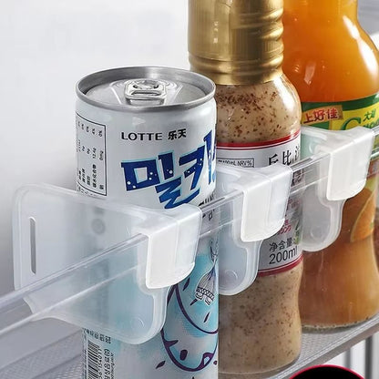 Refrigerator SnapOn Shelf Dividers 4Pack  Organiser Rack For Eggs Bottles  Kitchen Fridge Storage 1
