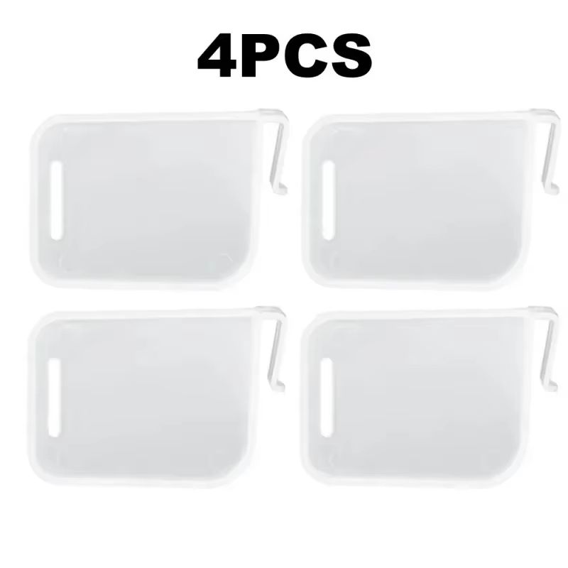Refrigerator SnapOn Shelf Dividers 4Pack  Organiser Rack For Eggs Bottles  Kitchen Fridge Storage 7