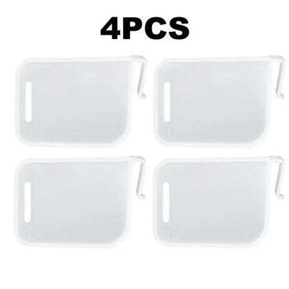 Refrigerator SnapOn Shelf Dividers 4Pack  Organiser Rack For Eggs Bottles  Kitchen Fridge Storage 7