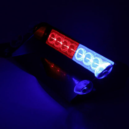 LED Car Emergency Strobe Light Red Blue Flashing 12V Universal Police Truck Grill Beacon 1