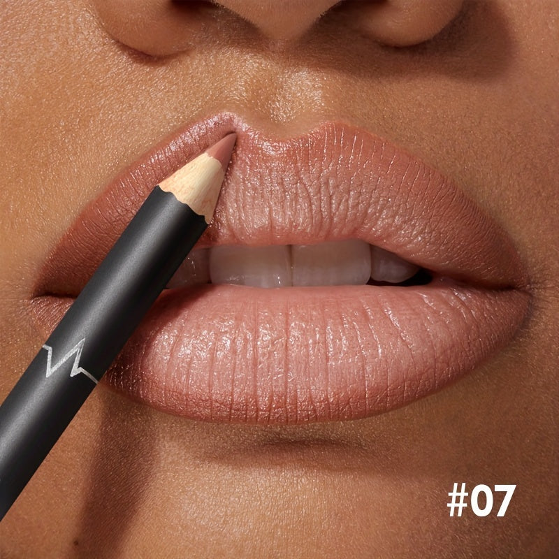 Red Contour Tint Lipliner Pencil Waterproof Matte Long Lasting Lipstick Moisturising Lips Makeup No 12