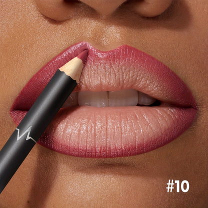 Red Contour Tint Lipliner Pencil Waterproof Matte Long Lasting Lipstick Moisturising Lips Makeup No 15