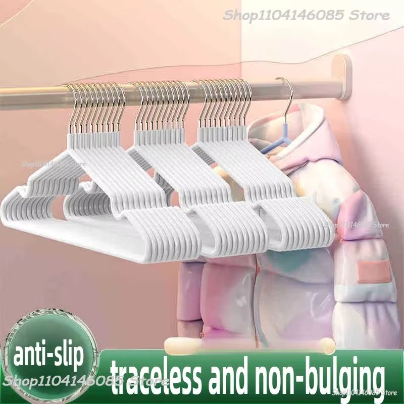 Premium Metal NonSlip Traceless Clothes Hangers  Durable SpaceSaving Organiser 10Pack 1