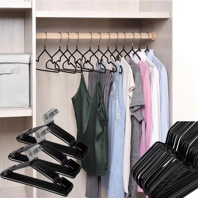 Premium Metal NonSlip Traceless Clothes Hangers  Durable SpaceSaving Organiser 10Pack 5