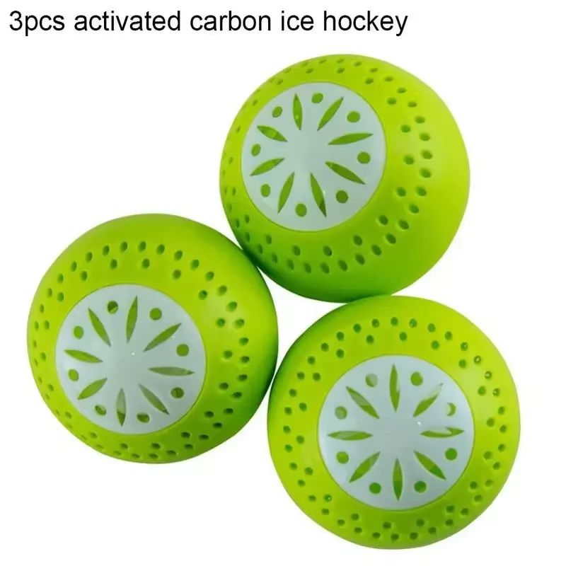 Fridge Freshness Activated Carbon Deodorant Balls  3Pack For Refrigerator Odor Removal 2
