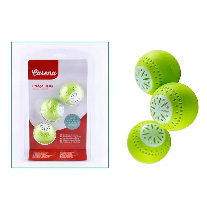 Fridge Freshness Activated Carbon Deodorant Balls  3Pack For Refrigerator Odor Removal 5