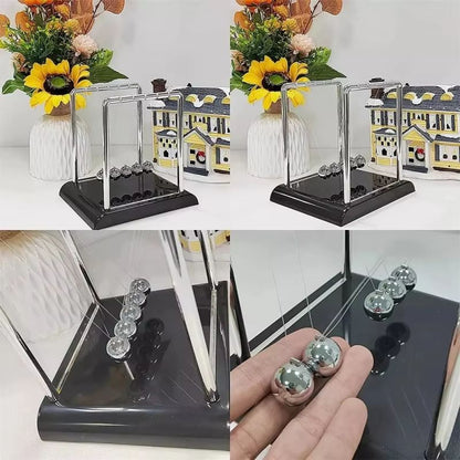 Executive Newtons Cradle Balance Toy  Steel Pendulum Balls For Desk HomeOffice  Learning Decor 5