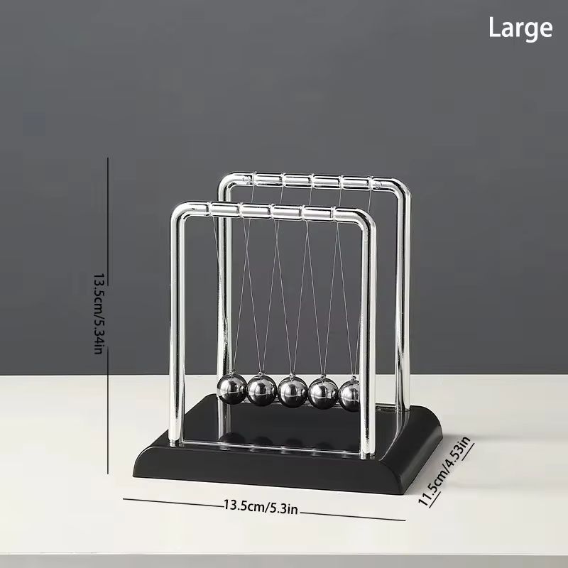 Executive Newtons Cradle Balance Toy  Steel Pendulum Balls For Desk HomeOffice  Learning Decor 7