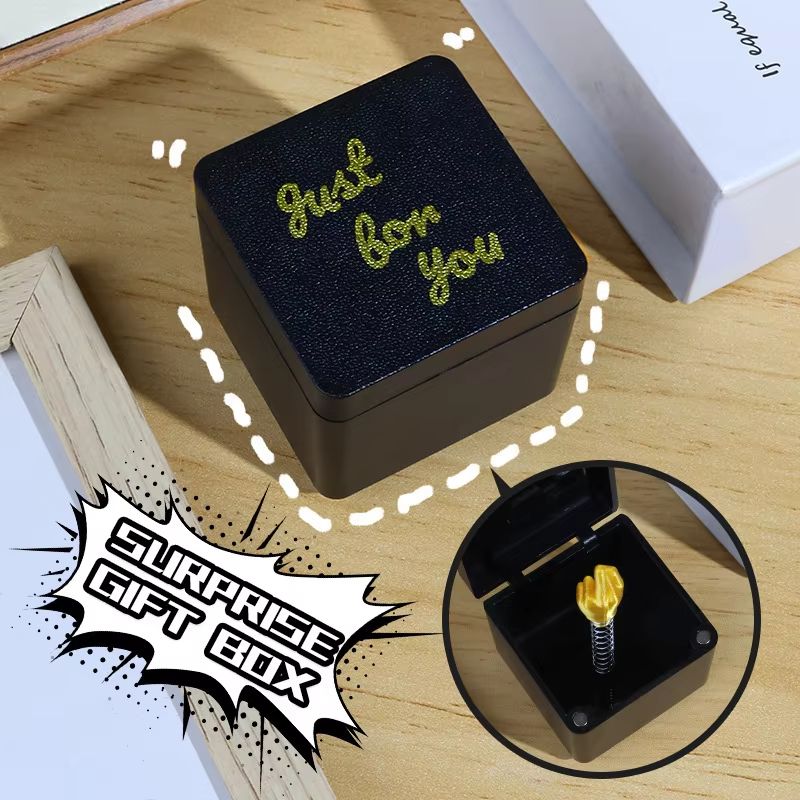 Middle Finger Surprise Box  Funny Prank Gift For Office Home  Holiday Decor 2