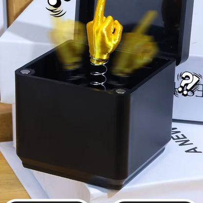 Middle Finger Surprise Box  Funny Prank Gift For Office Home  Holiday Decor 3