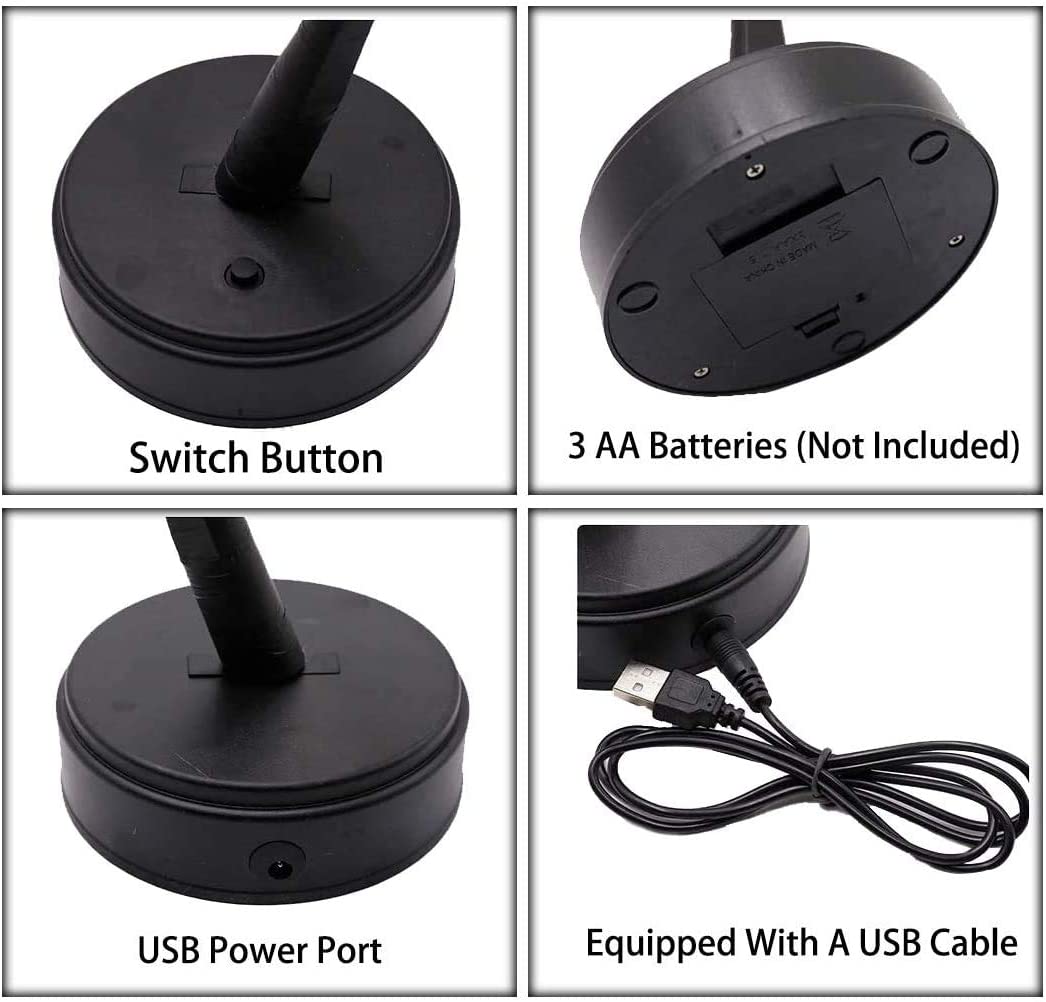 Touch Switch Table Tree Night Light USB Battery Powered Desktop Tree LED Lamp Artificial Bonsai Che 5