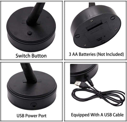 Touch Switch Table Tree Night Light USB Battery Powered Desktop Tree LED Lamp Artificial Bonsai Che 5