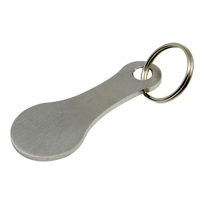 Unisex Gift Keyrings Decorations, Aluminum Alloy Key Ring, Shopping Cart and Grocery Trolley Tokens