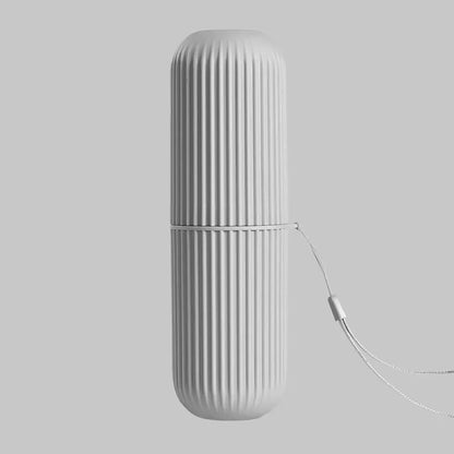 Toothpaste Storage Organizer, Portable Toothbrush Holder, Travel Cup Case for Toiletries