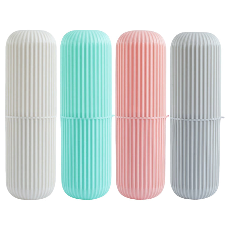Toothpaste Storage Organizer, Portable Toothbrush Holder, Travel Cup Case for Toiletries