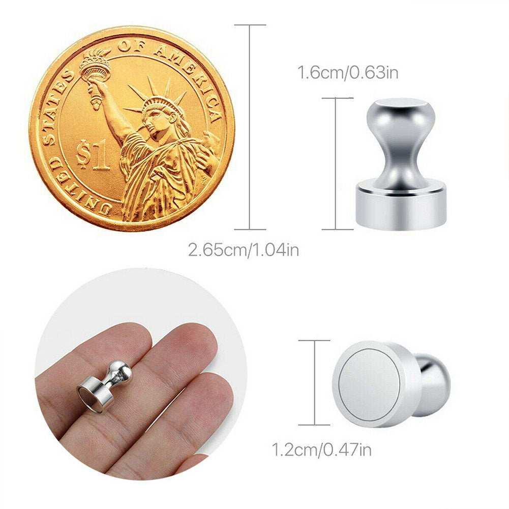 Magnetic Pins, Strong Cone Magnets for Board, Fridge Magnets, Pin Board Magnet for Home and Office Organization