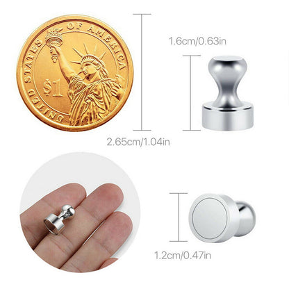 Magnetic Pins, Strong Cone Magnets for Board, Fridge Magnets, Pin Board Magnet for Home and Office Organization