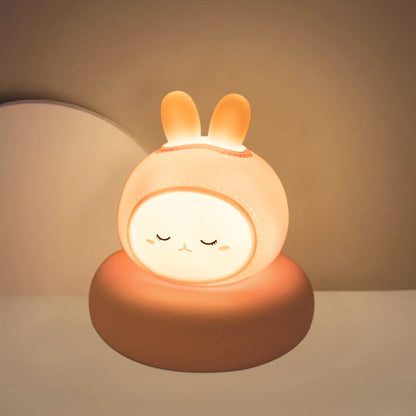 Nursery Sleeping Lamp Animal Night Light 3 Level Dimmable Voice Control Nightlight Toddler Decor Br 5