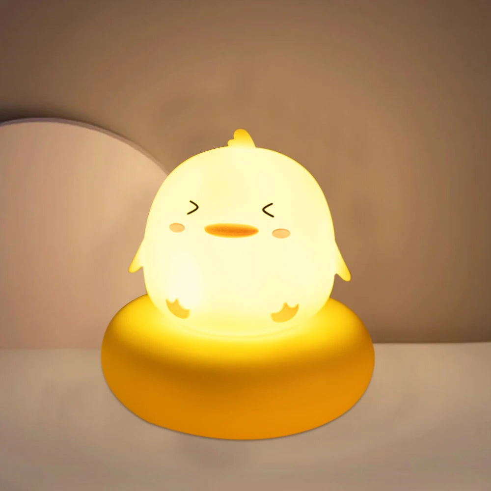 Nursery Sleeping Lamp Animal Night Light 3 Level Dimmable Voice Control Nightlight Toddler Decor Br 8