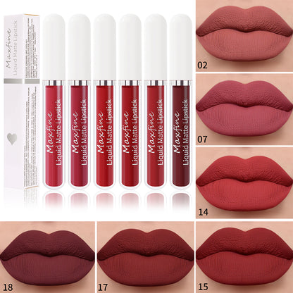 Sexy velvet lip glaze, Matte liquid lipstick, Moisturizing lipstick, Long lasting, Waterproof