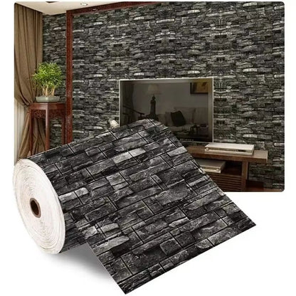 Premium 3D Brick Pattern Wall Panels  DIY Waterproof BrickEffect Wallpaper For Living Room Bedroom  16
