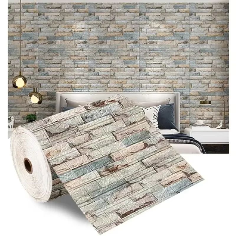 Premium 3D Brick Pattern Wall Panels  DIY Waterproof BrickEffect Wallpaper For Living Room Bedroom  17