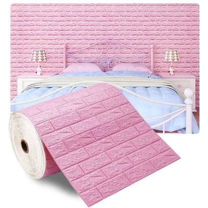 Premium 3D Brick Pattern Wall Panels  DIY Waterproof BrickEffect Wallpaper For Living Room Bedroom  7