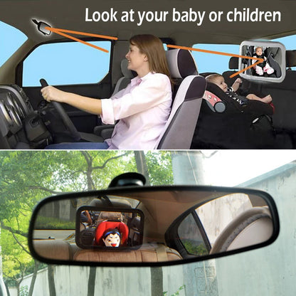 Adjustable Baby Car Mirror Rear Seat Facing Mirror For Headrest Child Safety Monitoring Accessory 2