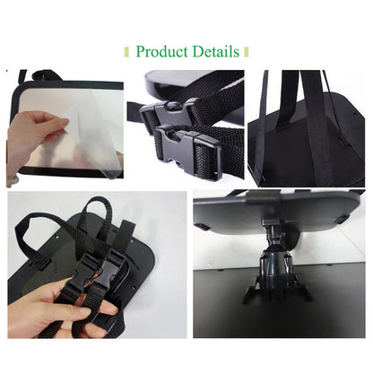 Adjustable Baby Car Mirror Rear Seat Facing Mirror For Headrest Child Safety Monitoring Accessory 5