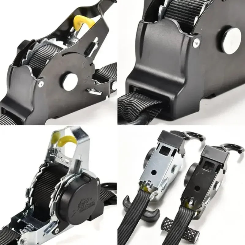 Retractable Belts For Motorcycles Auto Straps For Cargo Ratchet Strap For Load Luggage Strap Tensio 4