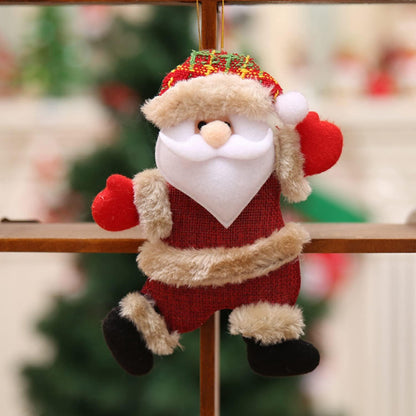 Plush Hanging Ornaments, Christmas Tree Decorations, Snowman Reindeer Bear, Holiday Party Supplies, Kids Room Window