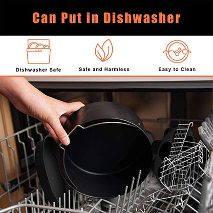 Basket Airfryer For Baking Dish Nonstick Cake Baking Tray Pizza Plate Bakeware Pot Air Fryer Pan Ac 4