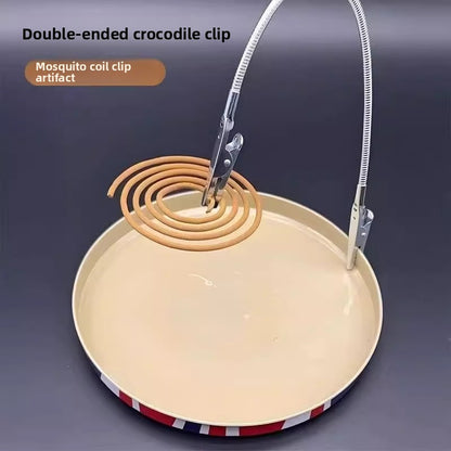 Fragrance Diffuser Zen Incense Clip Universal Candle Holder Crocodile Clip Mosquito Coil Stand Home 3