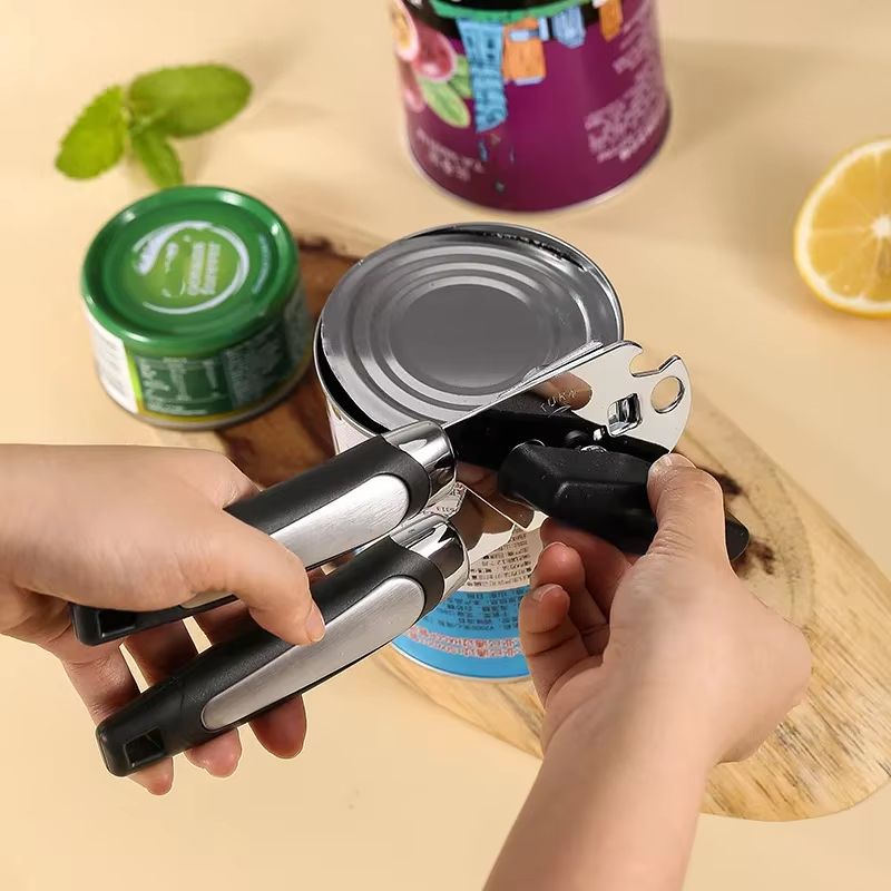 Stainless Steel Multifunction Can  Bottle Opener  Professional Kitchen Jar  Beer Handle Tool 1
