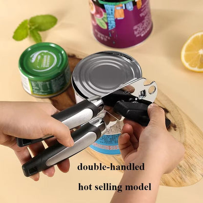 Stainless Steel Multifunction Can  Bottle Opener  Professional Kitchen Jar  Beer Handle Tool 3