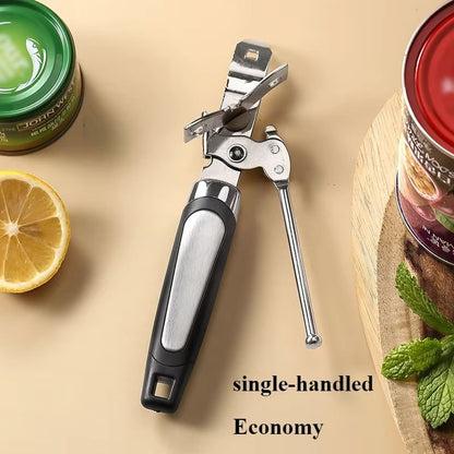 Stainless Steel Multifunction Can  Bottle Opener  Professional Kitchen Jar  Beer Handle Tool 4