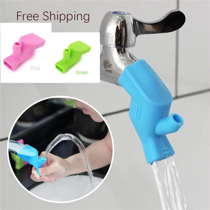 High Elastic Silicone Faucet Extender  Universal WaterTap Nozzle For Bathroom  Kitchen 1