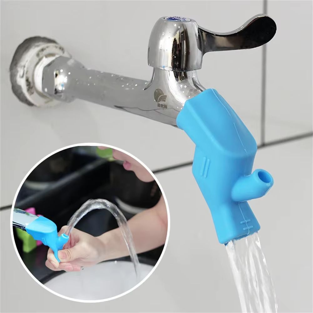 High Elastic Silicone Faucet Extender  Universal WaterTap Nozzle For Bathroom  Kitchen 5