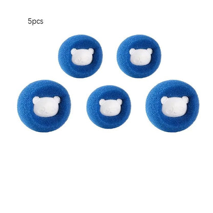 Reusable Sponge Laundry Ball Lint Remover  Pet Hair  Fabric Fibre Catcher For Washing Machine  Clot 10