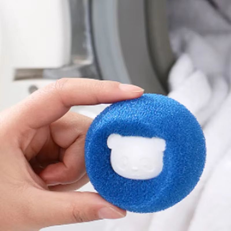 Reusable Sponge Laundry Ball Lint Remover  Pet Hair  Fabric Fibre Catcher For Washing Machine  Clot 2