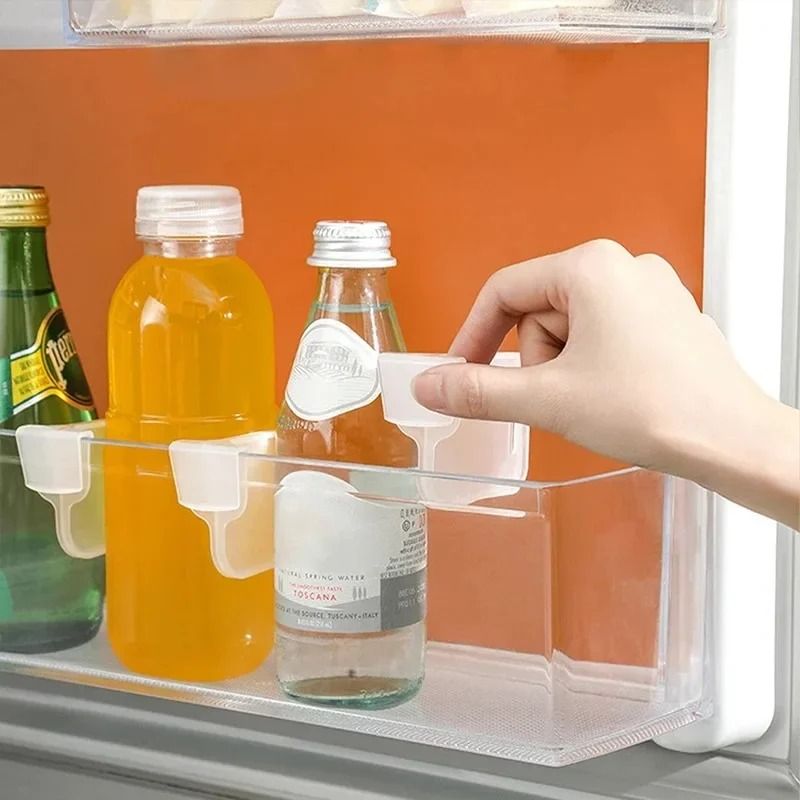 Refrigerator Shelf Dividers Kitchen Storage Organizer For Bottles And Food Items 4