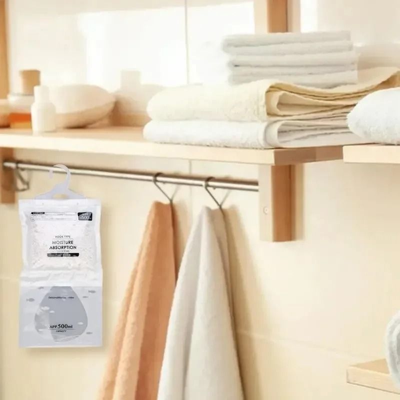 Hanging Moisture Absorption Dehumidification Bag 500ml Household Mildew Proof Desiccant 4