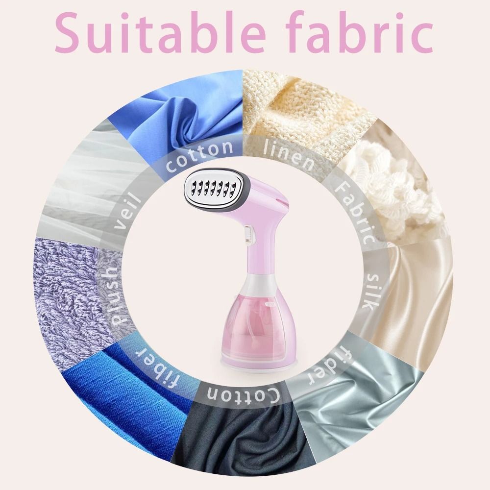 1500W Handheld Garment Steamer Electric Fabric Steam Iron 250ml Portable Fast Heat Clothes Steamer 5