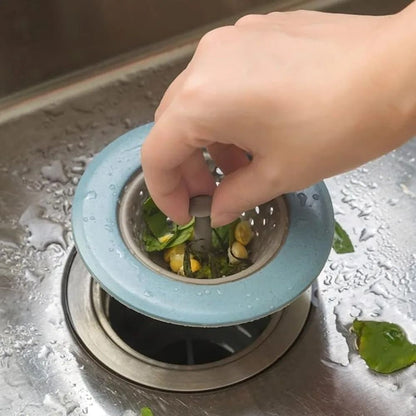 Anti Clogging Silicone Sink Filter Strainer Drain Cover For Kitchen And Bathroom 2