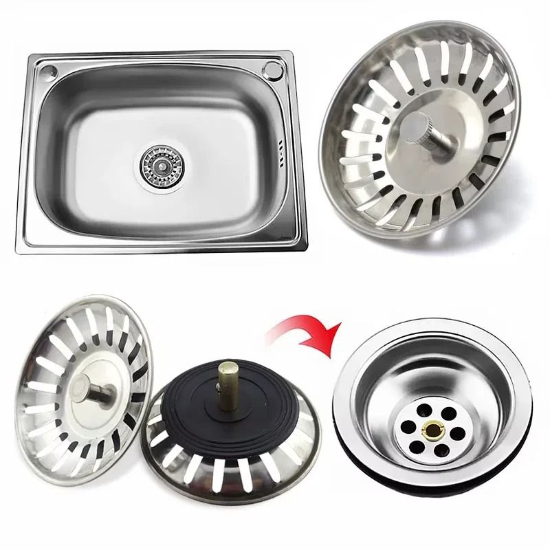 Stainless Steel Sink Drain Stopper Strainer For Kitchen And Bathroom 3