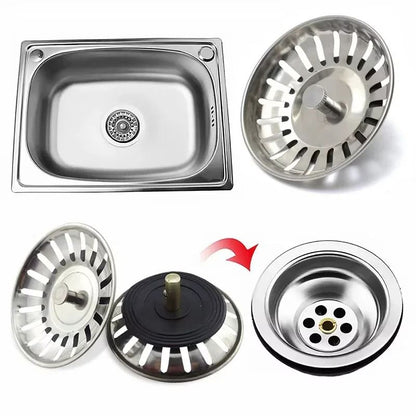 Stainless Steel Sink Drain Stopper Strainer For Kitchen And Bathroom 3