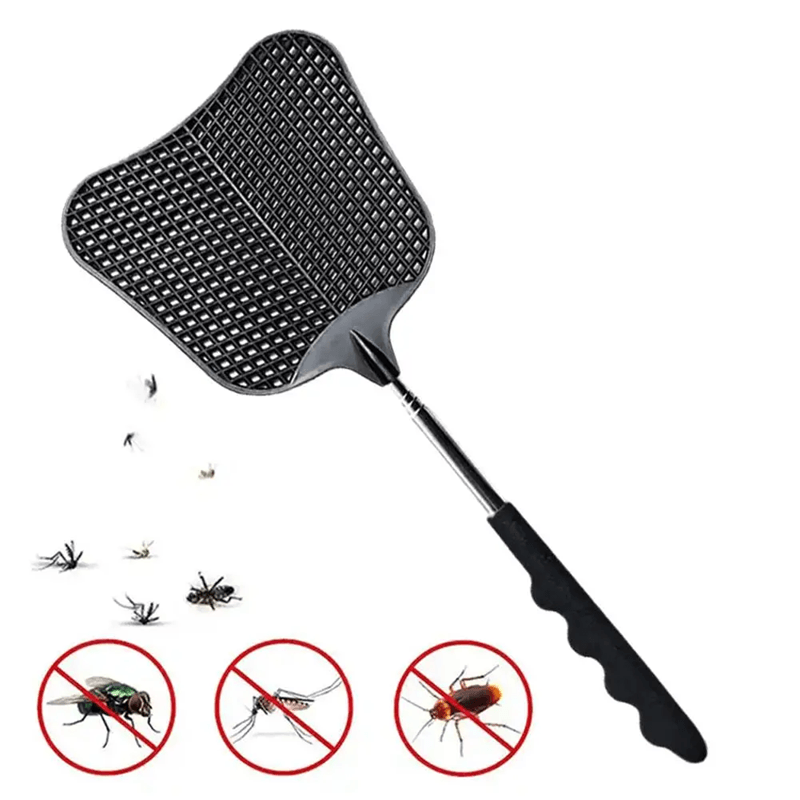 ExtendReach Telescopic Fly Swatter – Retractable Manual Fly Killer with Long Handle