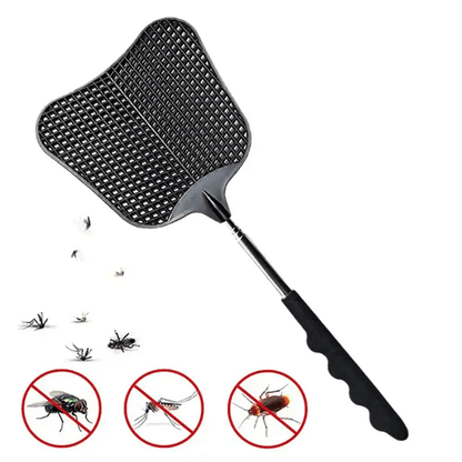 ExtendReach Telescopic Fly Swatter – Retractable Manual Fly Killer with Long Handle