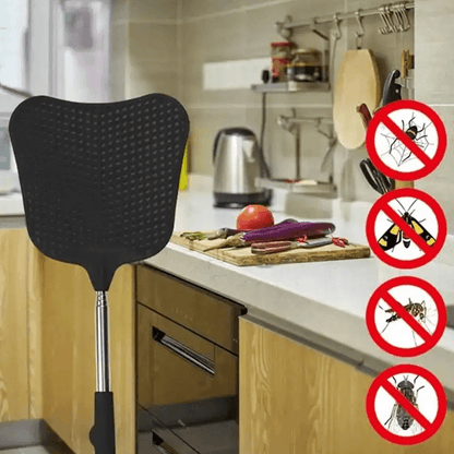 ExtendReach Telescopic Fly Swatter  Retractable Manual Fly Killer With Long Handle 1