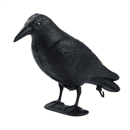 RealGuard Black Crow Decoy – Realistic Bird Repellent for Garden, Yard, and Outdoor Pest Control